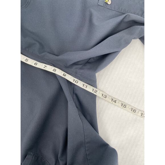 Cherokee Luxe Sport Pewter Gray Scrub Pants Medium Petite - Picture 8 of 9